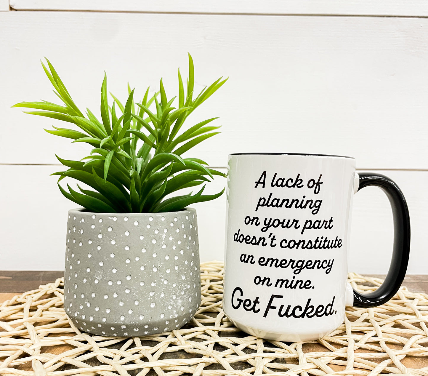 A Lack Of Planning...