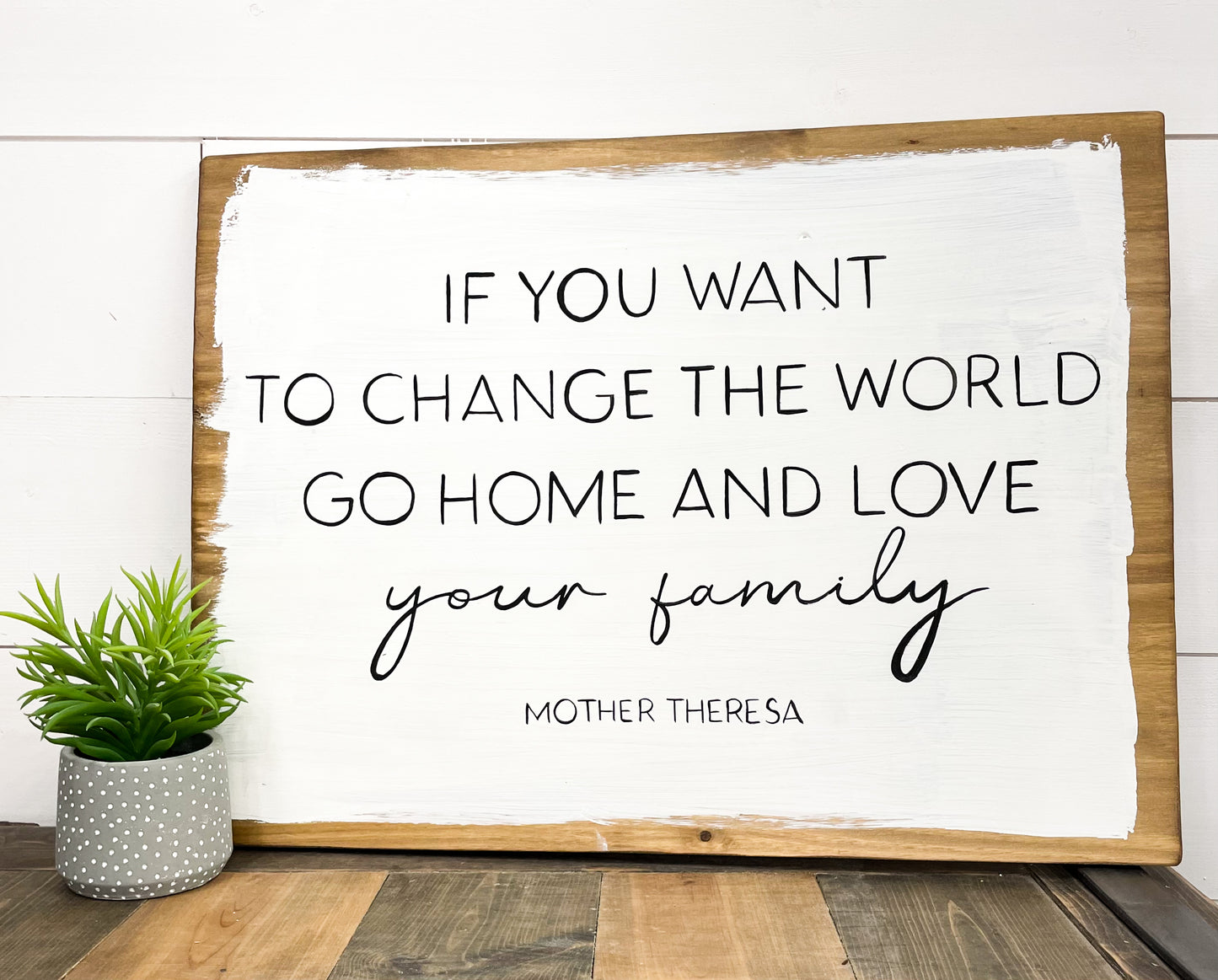 If You Want to Change the World