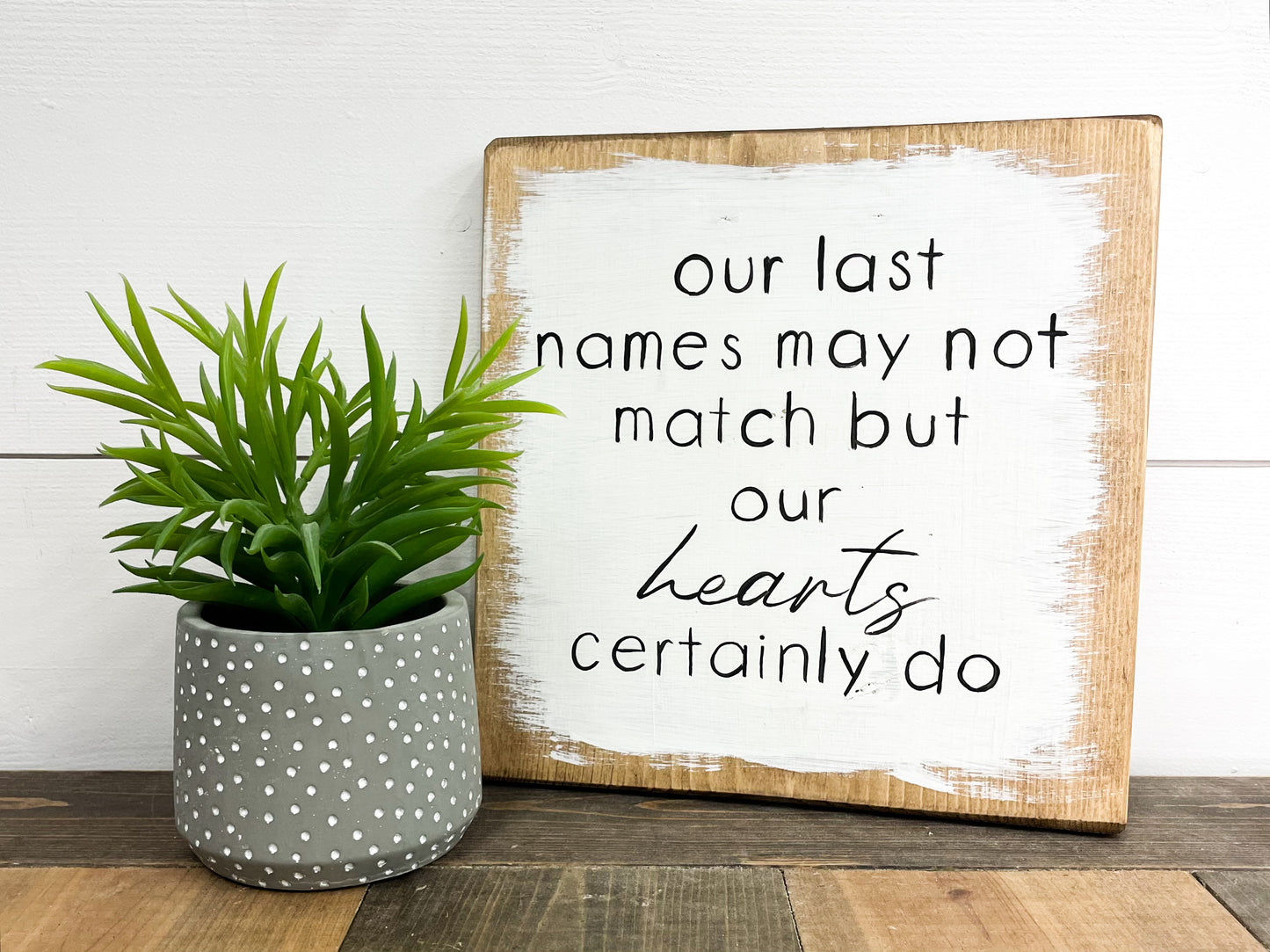 Our Last Names May Not Match