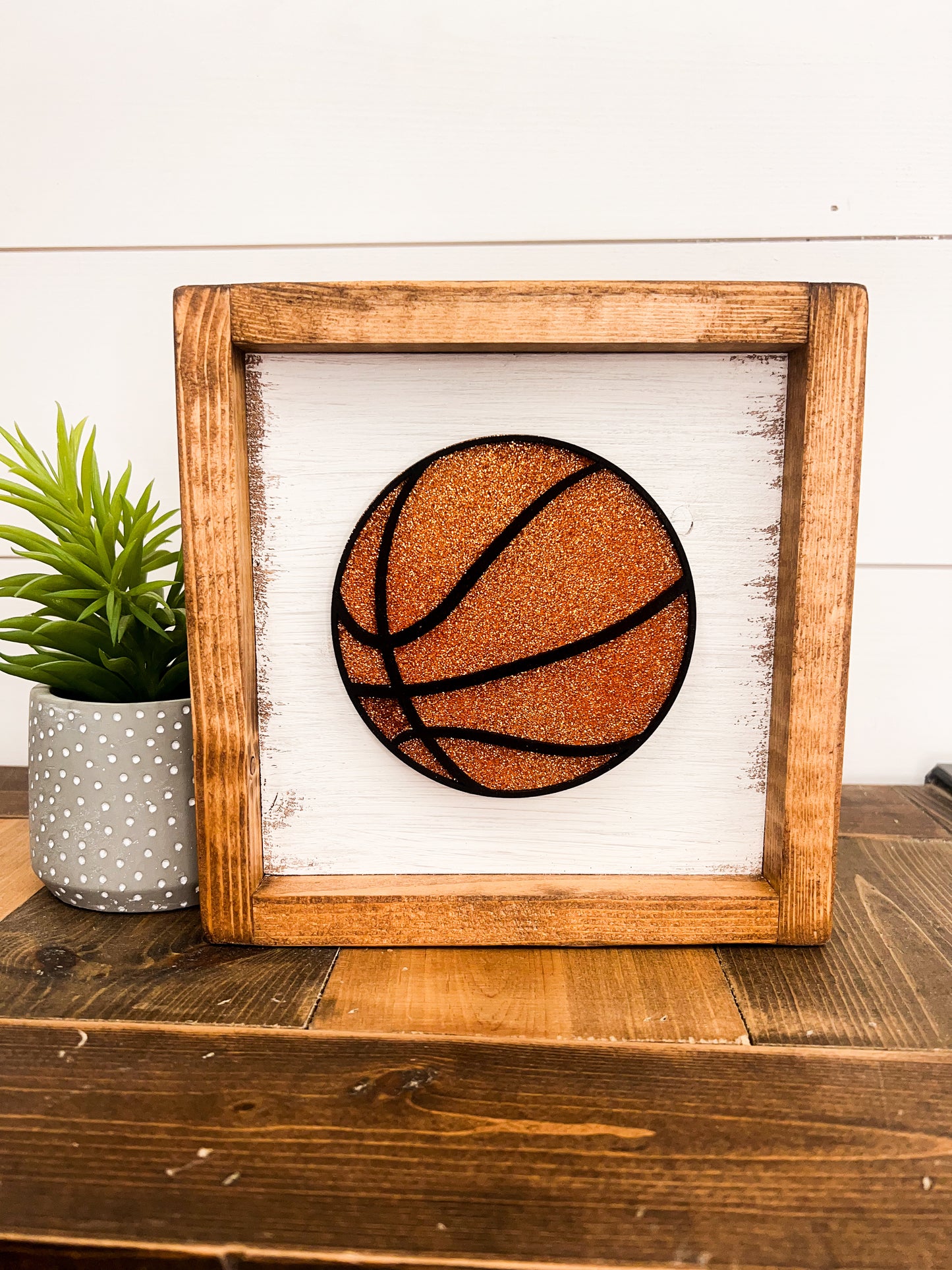 Glittered Basketball