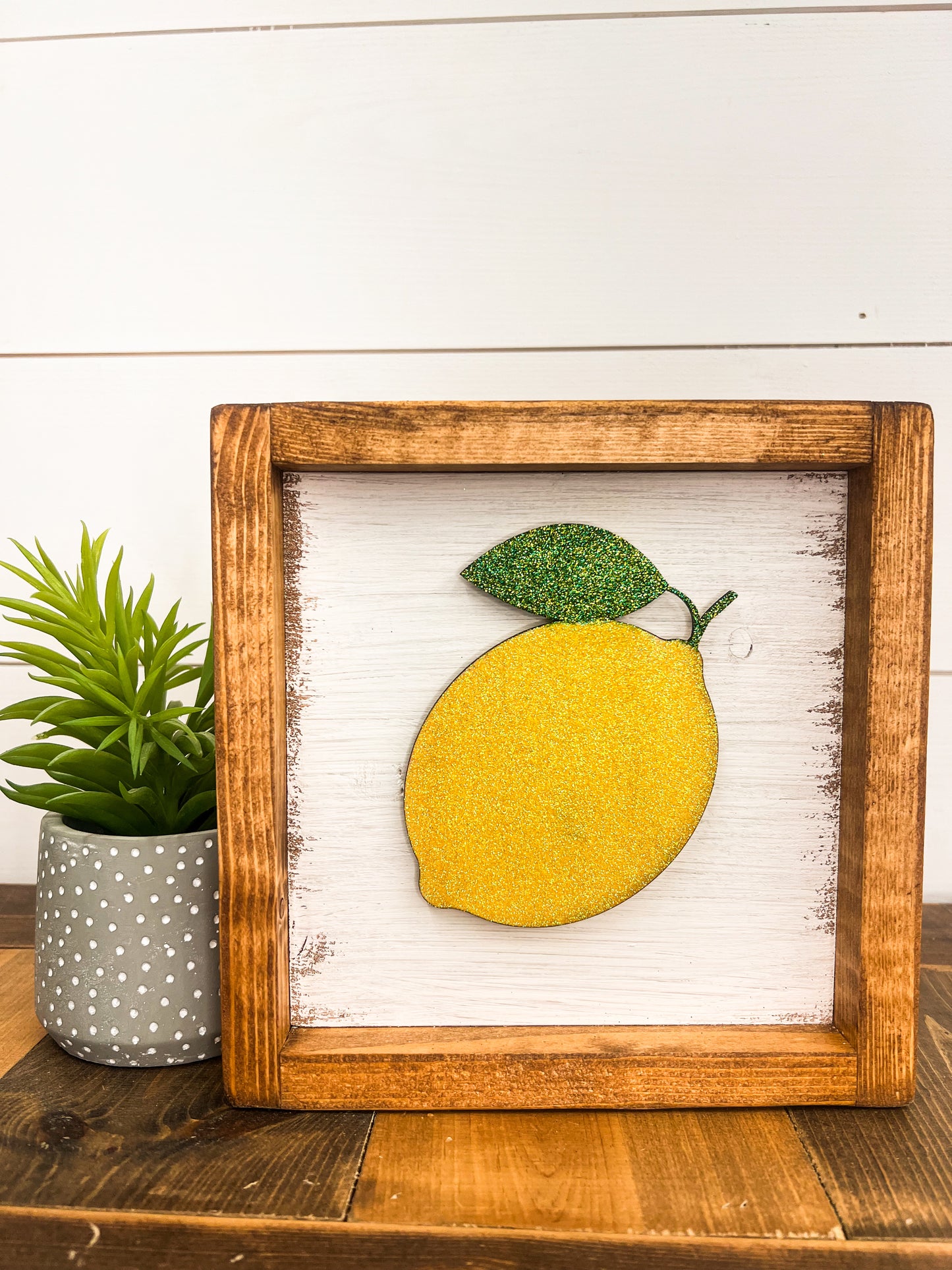 Glittered Lemon