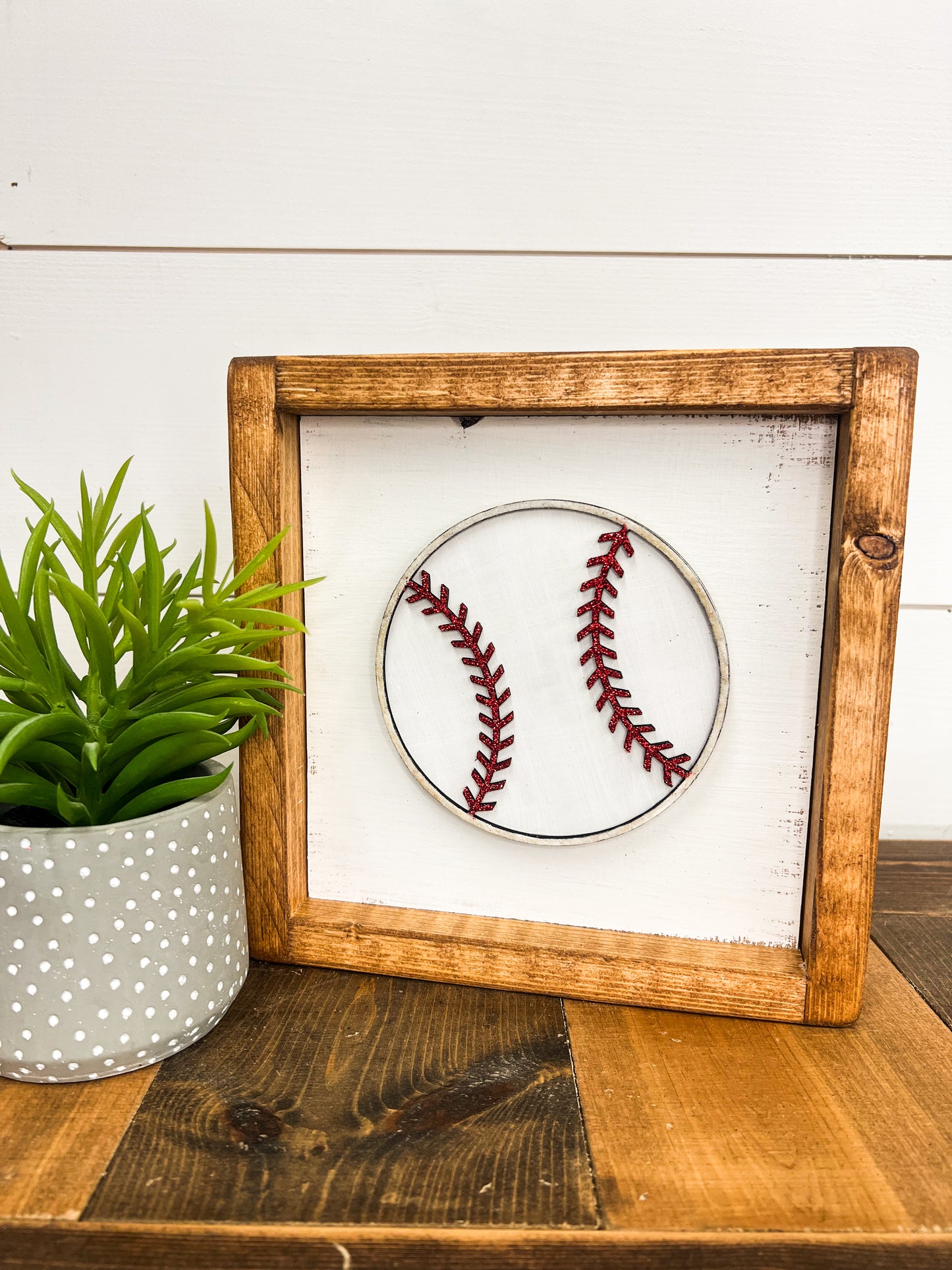 Glittered Baseball