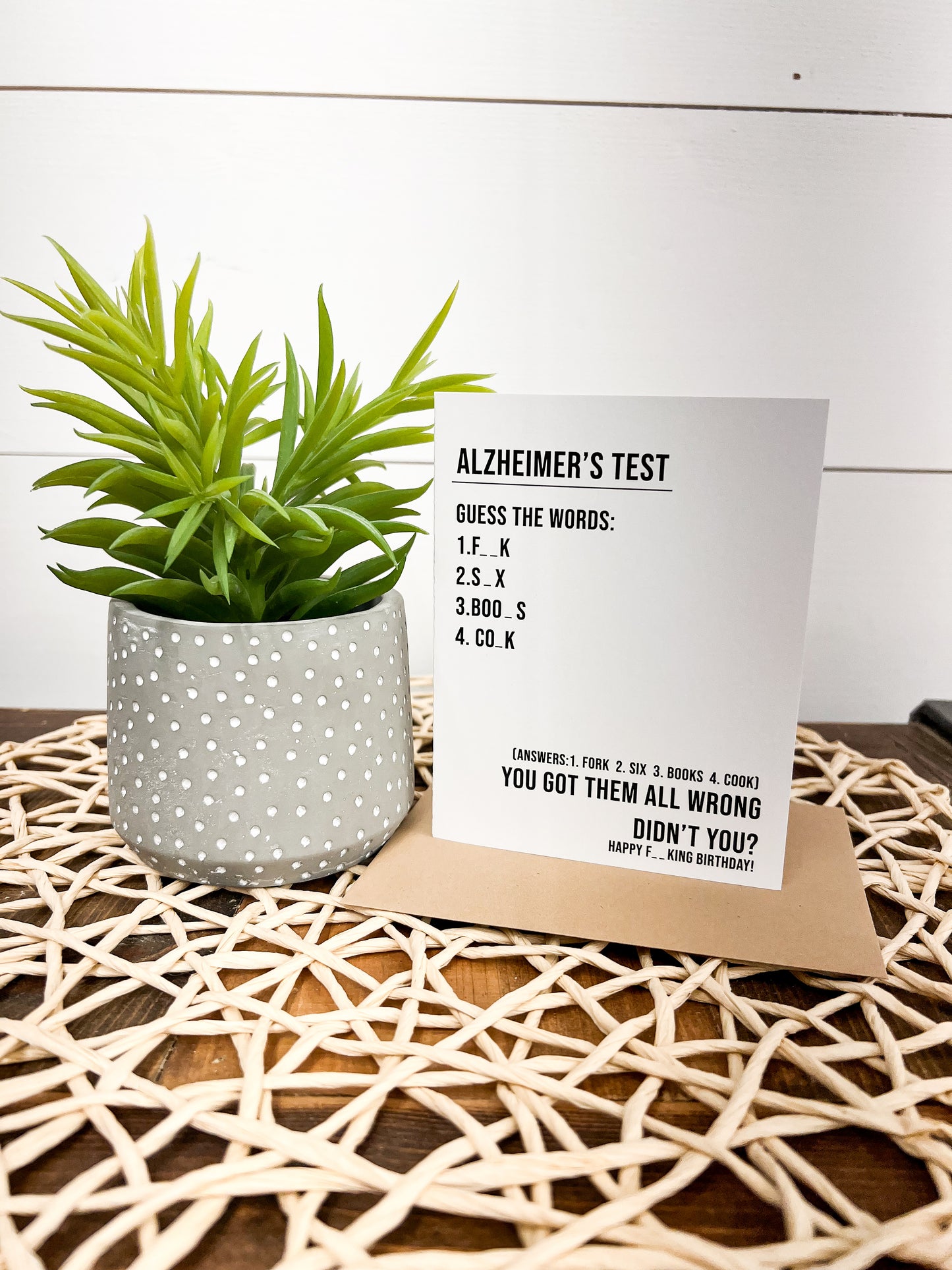 Alzheimer's Test