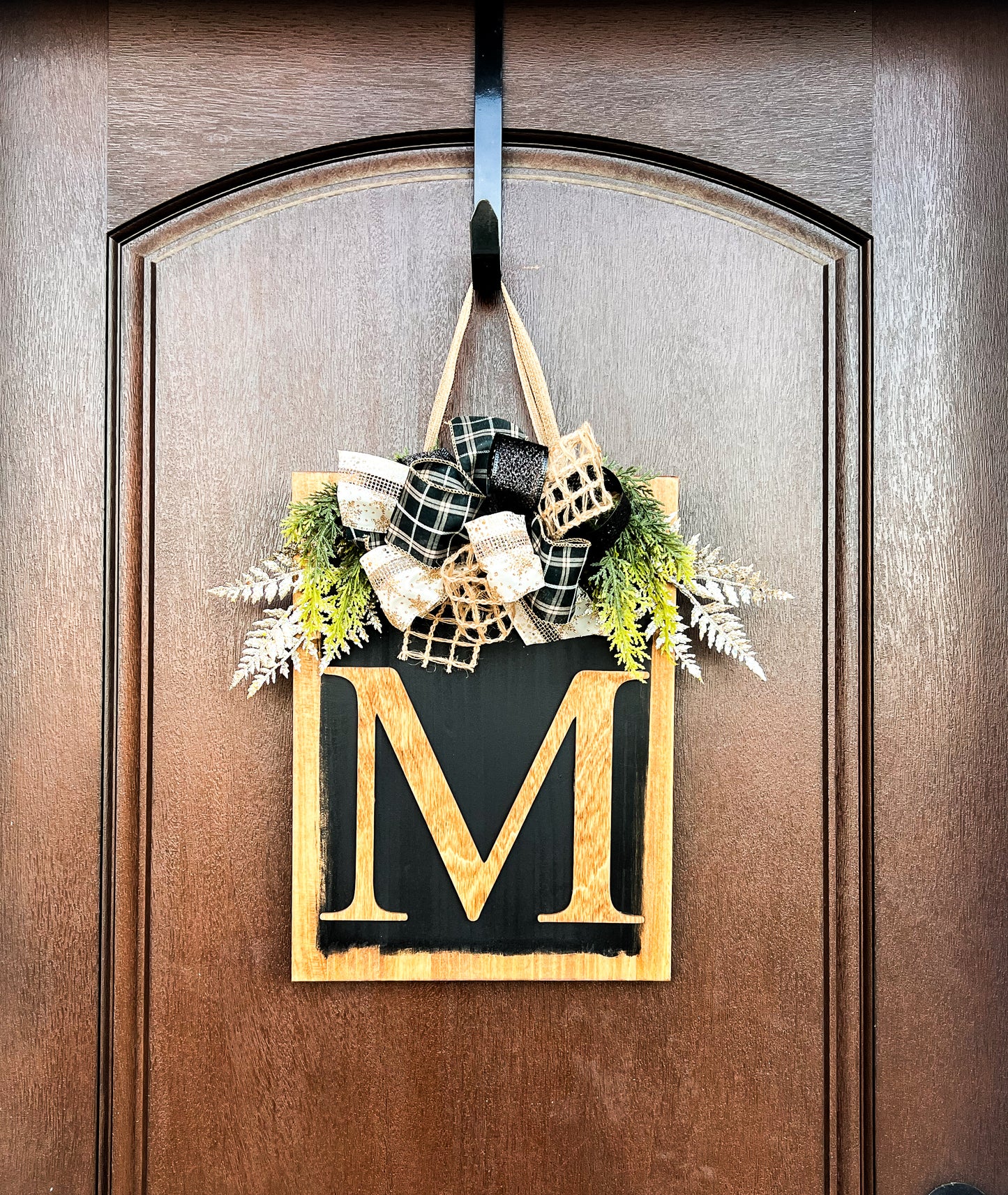 Monogram Hanging Winter Sign