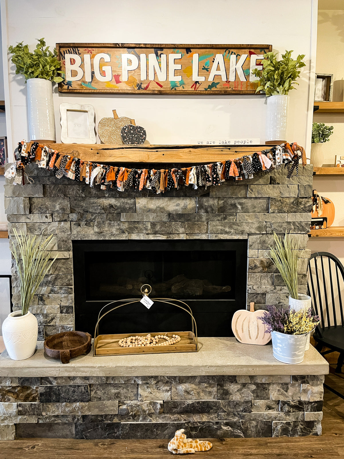 Fall Fabric Rag Garland