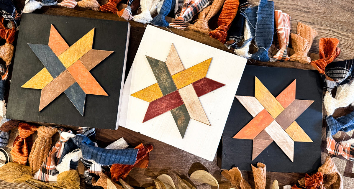 🍂 Fall Barn Quilt Class With Mocktails & Appetizers 🍂